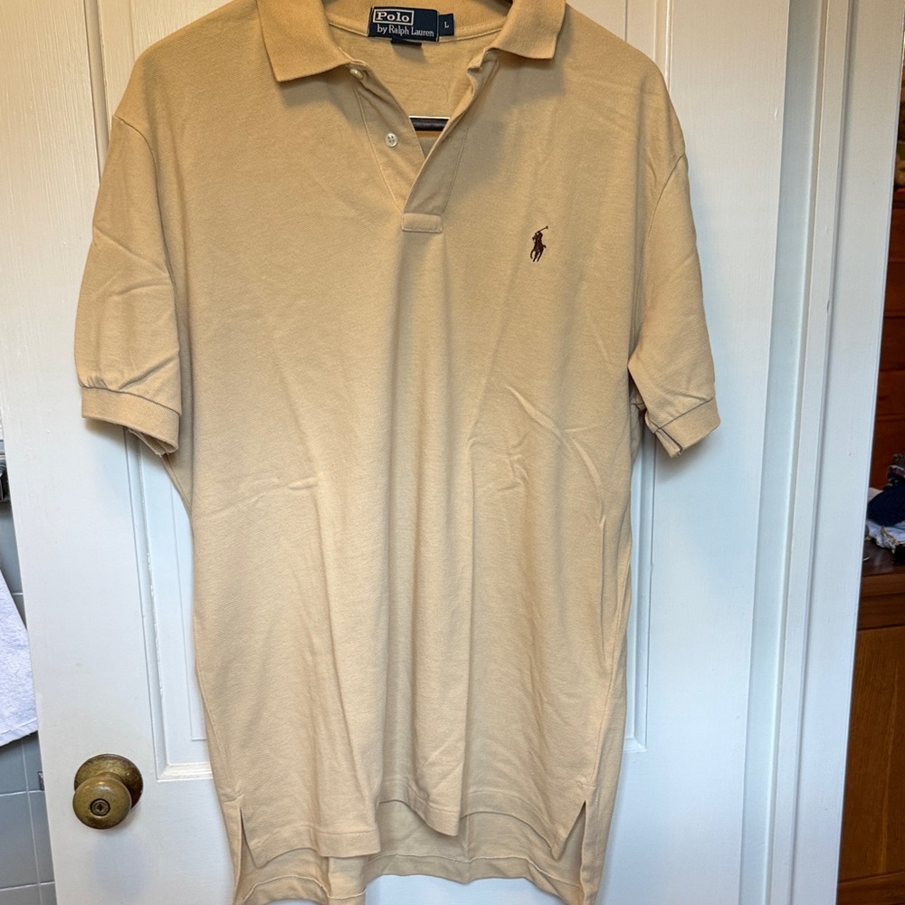 Polo shirt size Large.